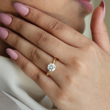 Velora 14K Yellow Gold Round Lab Grown Diamond Solitaire Ring - 1.5 Ct