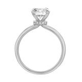 Liora 14K White Gold Round Lab Grown Diamond Hidden Halo Ring - 1.98 Ct