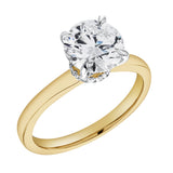 Velora 14K Yellow Gold Round Lab Grown Diamond Solitaire Ring - 1.5 Ct