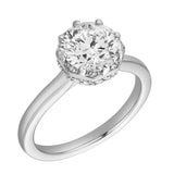 Velora 14K White Gold Round Lab Grown Diamond Solitaire Ring - 1.5 Ct