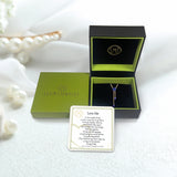 Luv Me Sodalite Adjustable Heart Necklace in 14K Yellow Gold Plated Sterling Silver