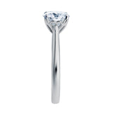 Nyra 14K White Gold Round Lab Grown Diamond Classic Engagement Ring - 1.5 ctw