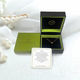 Cushion Cut Citrine & Diamond Birthstone Necklace In 14K Yellow Gold