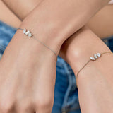 Whisper 14K White Gold Lab Grown Diamond Bracelet– 0.58 Ct