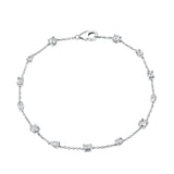 Sigil 14K White Gold Lab Grown Diamond Bracelet– 1 Ct
