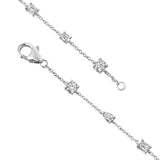 Sigil 14K White Gold Lab Grown Diamond Bracelet– 1 Ct