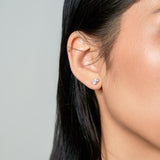 Valessa 14K White Gold Lab Grown Diamond Toi Et Moi Earrings – 0.4 Ct