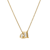 Aurelia 14K Yellow Gold Lab Grown Diamond Toi Et Moi Necklace – 1.5 Ct
