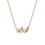 Selara 14K Yellow Gold Lab Grown Diamond Necklace – 0.75 Ct