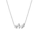 Selara 14K White Gold Lab Grown Diamond Necklace – 1 Ct