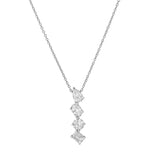 Nerisse 14K White Gold Lab Grown Diamond Necklace – 0.75 Ct