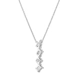 Nerisse 14K White Gold Lab Grown Diamond Necklace – 0.75 Ct
