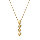 Nerisse 14K Yellow Gold Lab Grown Diamond Necklace – 1 Ct