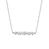 Oryssa 14K White Gold Lab Grown Diamond Necklace – 0.75 Ct