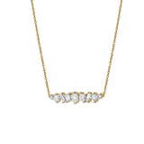 Oryssa 14K Yellow Gold Lab Grown Diamond Necklace – 0.75 Ct