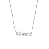 Cassira 14K White Gold Lab Grown Diamond Necklace – 0.75 Ct