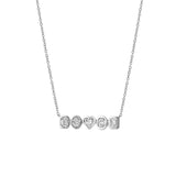 Cassira 14K White Gold Lab Grown Diamond Necklace – 0.75 Ct