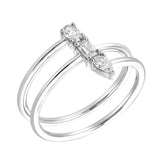 Tayla 14K White Gold Lab Grown Diamond Ring – 0.25 ct