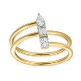 Tayla 14K Yellow Gold Lab Grown Diamond Ring - 0.25 Ct