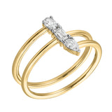 Tayla 14K Yellow Gold Lab Grown Diamond Ring – 0.34 Ct