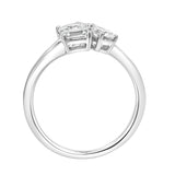 Mysaria 14K White Gold Lab Grown Diamond Ring – 1 Ct