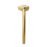 Lyra 14K Yellow Gold Lab Grown Diamond Open Ring – 0.25 Ct