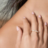 Rhaenyra 14K Yellow Gold Lab Grown Diamond Ring – 0.50 Ct