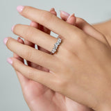Rhaenyra 14K White Gold Lab Grown Diamond Ring – 0.75 Ct