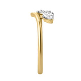 Larys 14K Yellow Gold Lab Grown Diamond Ring – 0.35 Ct