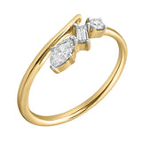 Larys 14K Yellow Gold Lab Grown Diamond Ring – 0.35 Ct