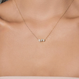 Selara 14K Yellow Gold Lab Grown Diamond Necklace – 0.5 Ct