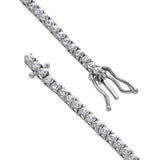 Elodie 3 Ct 10K White Gold Lab Grown Diamond Tennis Bracelet