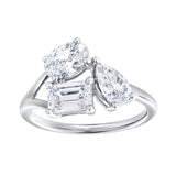 Mysaria 14K White Gold Lab Grown Diamond Ring - 2 Ct