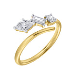Larys 14K Yellow Gold Lab Grown Diamond Ring - 0.5 Ct