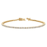 Elodie 3 Ct 10K Yellow Gold Lab Grown Diamond Tennis Bracelet