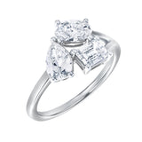 Mysaria 14K White Gold Lab Grown Diamond Ring - 1.5 Ct