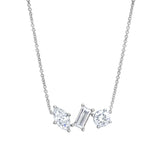 Selara 14K White Gold Lab Grown Diamond Necklace - 1.5 Ct