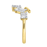 Larys 14K Yellow Gold Lab Grown Diamond Ring - 0.75 Ct
