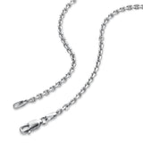 Naoki Diamond-Cut Cable Chain Necklace 925 Silver