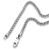 Kenshin Bold Palmier Chain Necklace 925 Silver