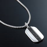 Sora 1 CT Pavé Black Spinel Pendant 925 Silver