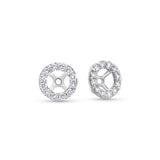 Valeria 1–1.35 Ct. T.W. Lab-Grown Diamond Studs & Iris Halo Jackets in 14K Gold
