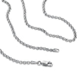 Masato Bold Rolo Chain Necklace 925 Silver
