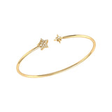 Starry Night Adjustable Diamond Cuff in 14K Yellow Gold