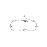 Starry Lane Diamond Bracelet in 14K White Gold
