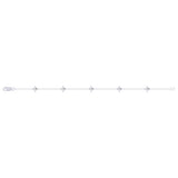 Starry Lane Diamond Bracelet in 14K White Gold
