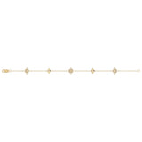 Starry Lane North Star Diamond Bracelet in 14K Yellow Gold Vermeil on Sterling Silver