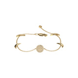 Moonlit Diamond Bracelet in 14K Yellow Gold Vermeil on Sterling Silver