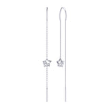 Starkissed Duo Tack-In Diamond Earrings in 14K White Gold