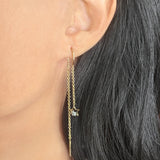Starkissed Duo Tack-In Diamond Earrings in 14K Yellow Gold